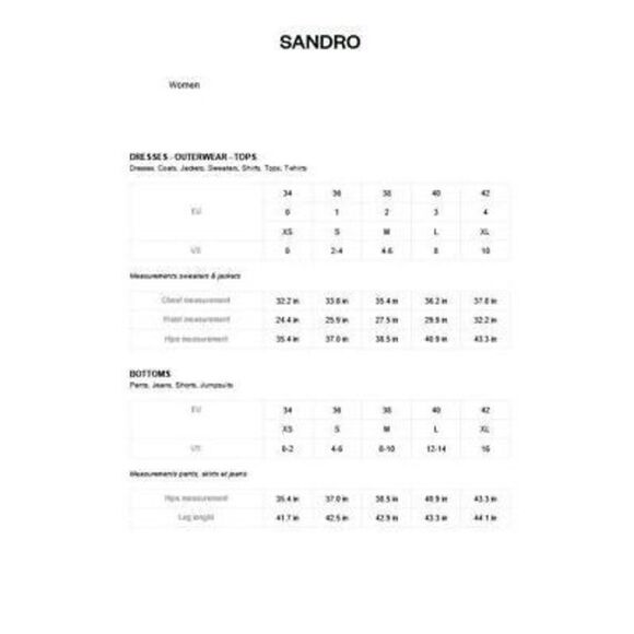 Sandro Trouville Satin Wide Leg Pants NEW - Picture 12 of 12